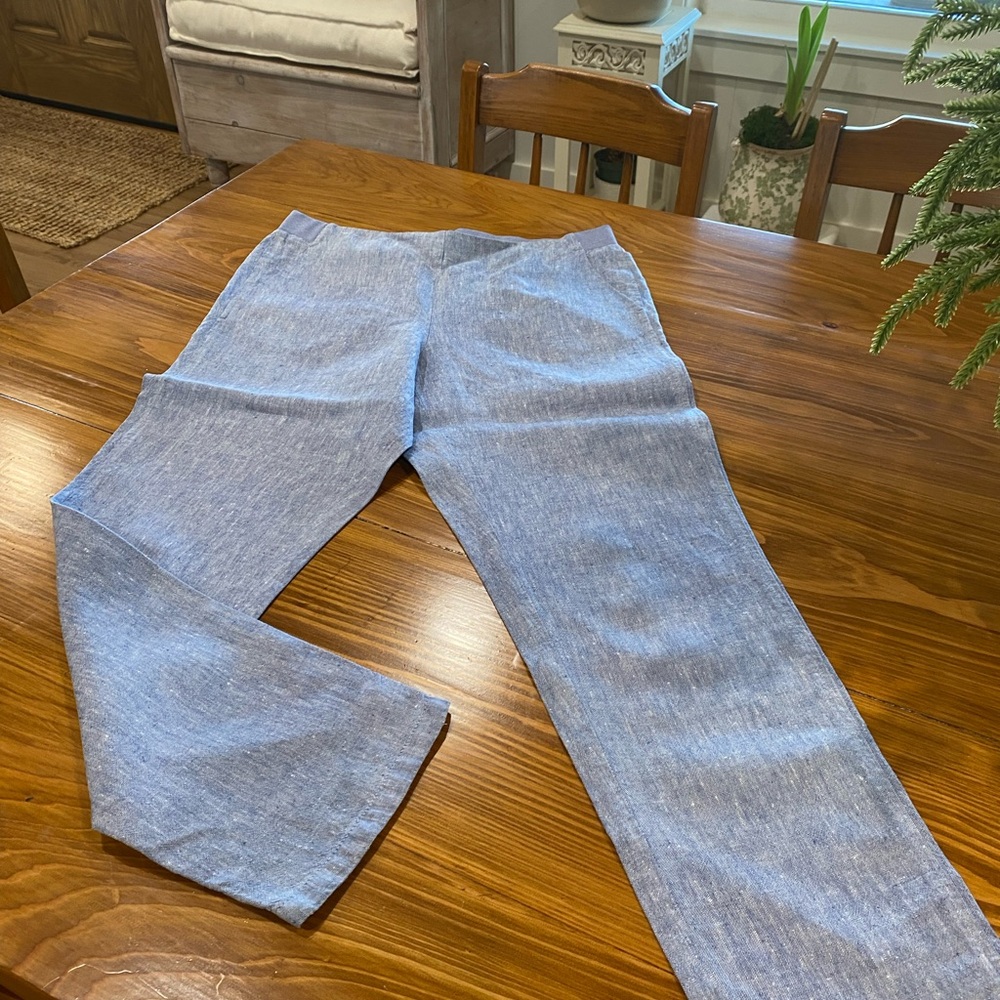 J. Jill Blue Straight Leg Pants